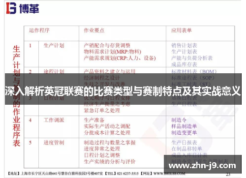 深入解析英冠联赛的比赛类型与赛制特点及其实战意义